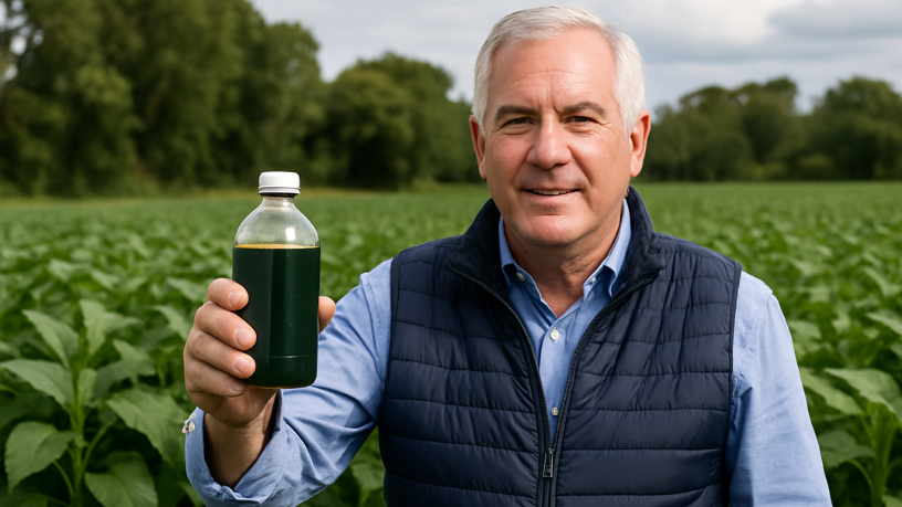 Aldo Vendramin mostra como biofertilizantes transformam a produtividade agrícola com sustentabilidade.